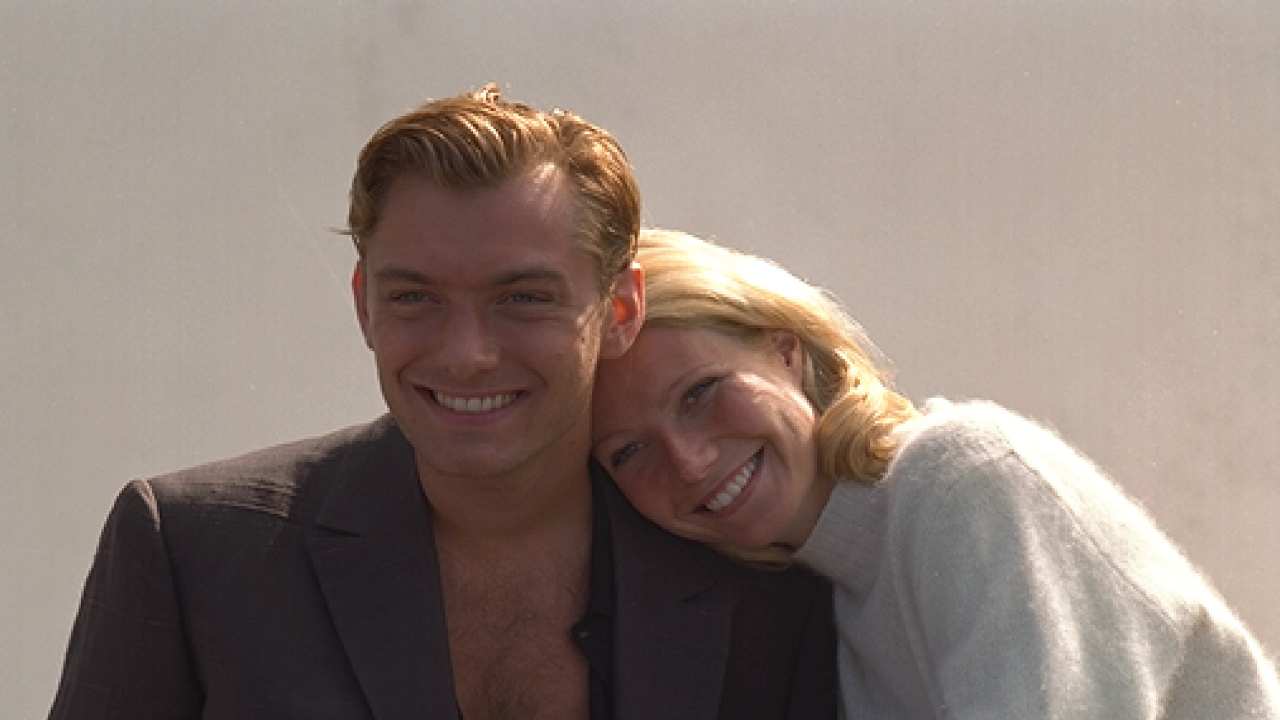 Jude Law and Gwyneth Paltrow smiling